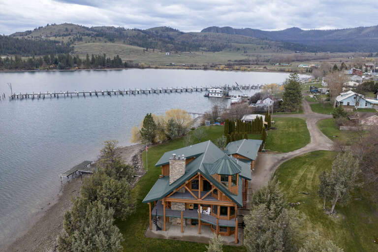 Aerial photo of the home | Exterior