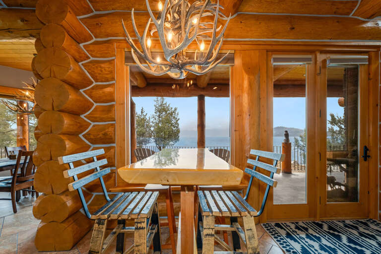 Beautiful views right out the kitchen windows. | Interior