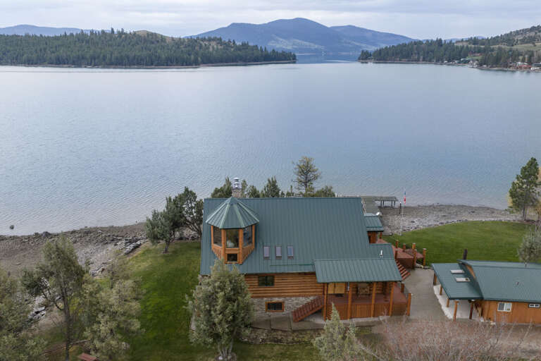 Enjoy the stunning lakefront views.