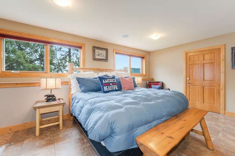 Fourth bedroom located down stairs | Lower Level