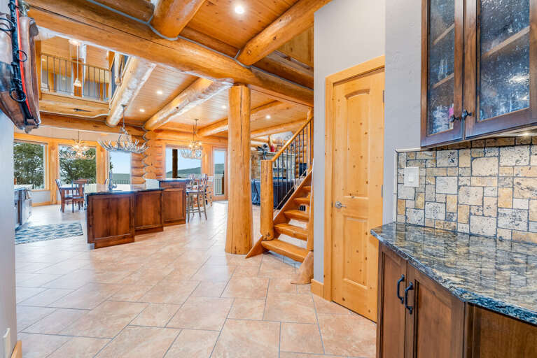 The home has an open concept on the main level. | Interior
