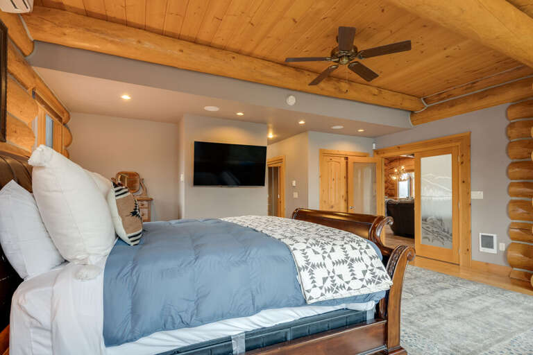 TV in primary bedroom | Main Level