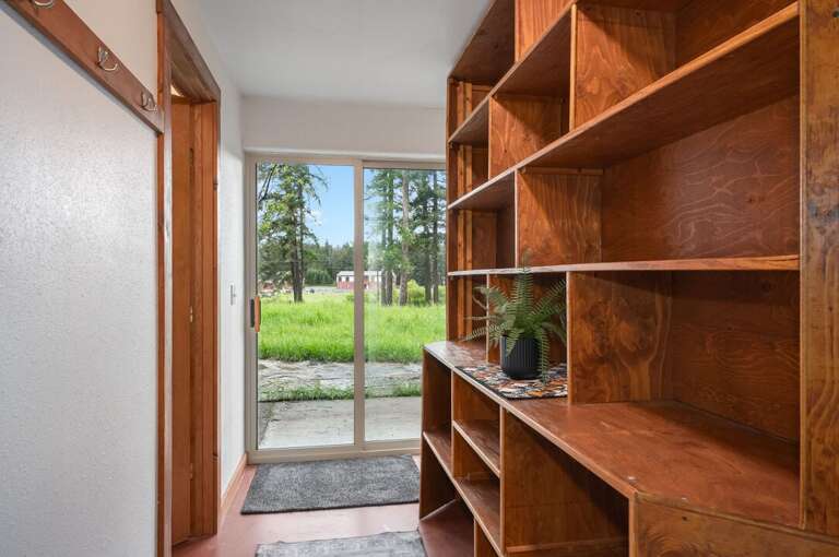 Downstairs walk way and storage area | Interior