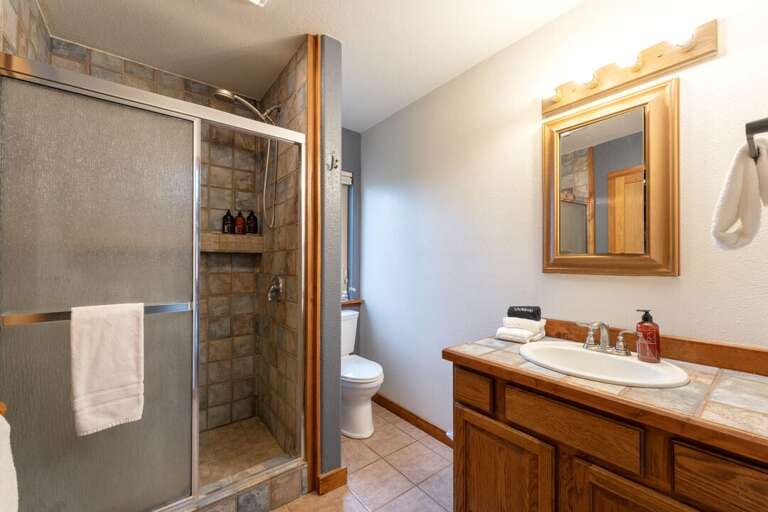 Primary bathroom on main floor | Interior