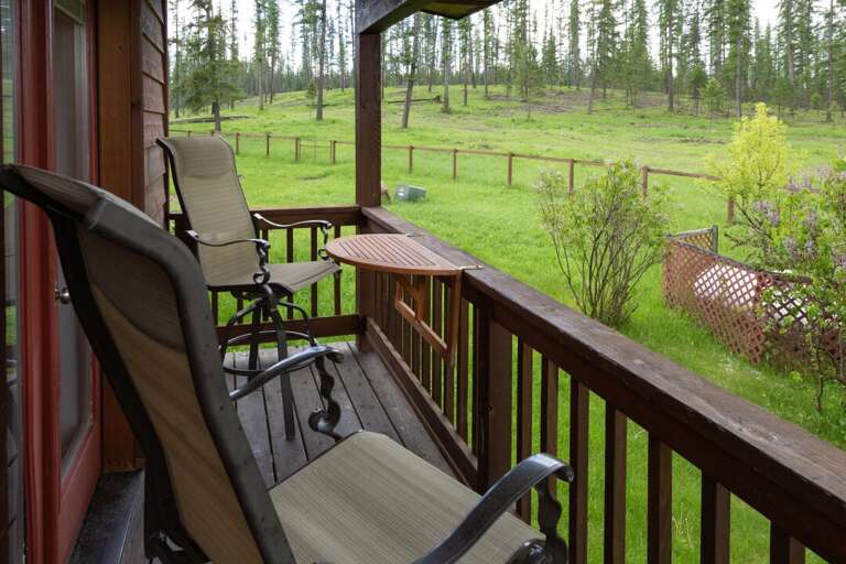 Seating on the wrap around porch | Exterior