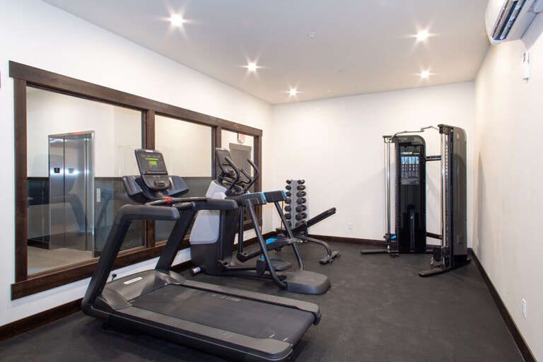 Shared gym.