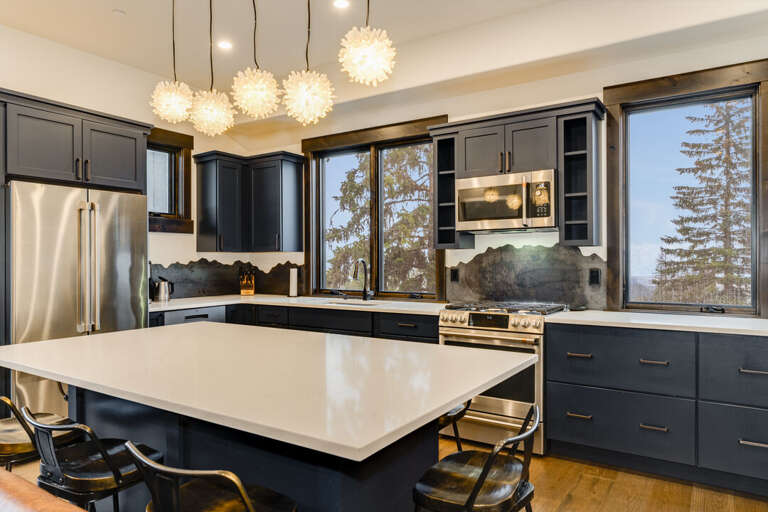 Stainless steel appliances. | Main Level
