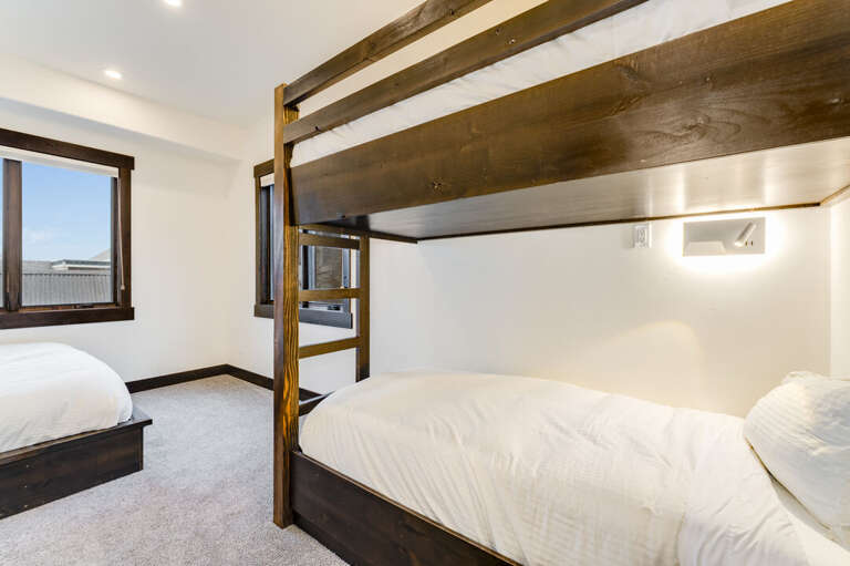 Twin over Twin bunk beds. | Main Level