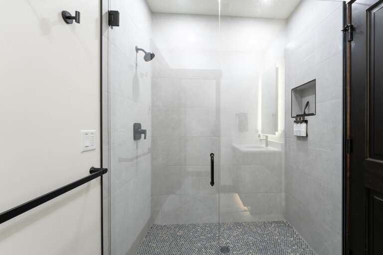 Walk-in Shower. | Main Level