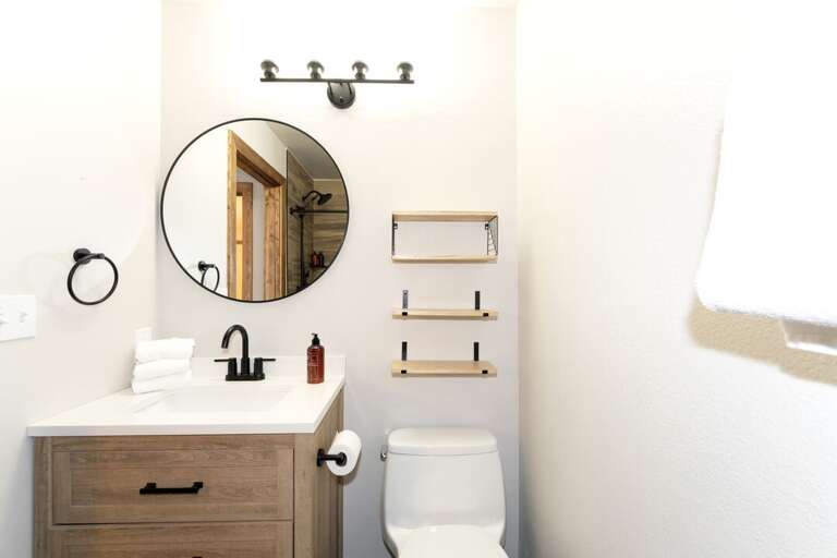 Single vanity. | Main level