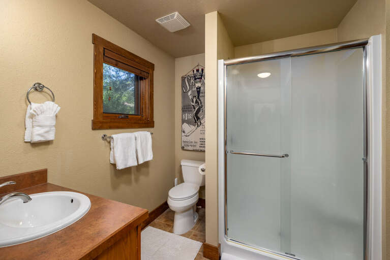 Walk-in shower | Lower Level