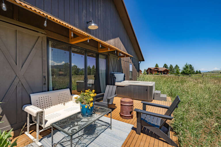 Enjoy the sun and the unbeatable mountain views!