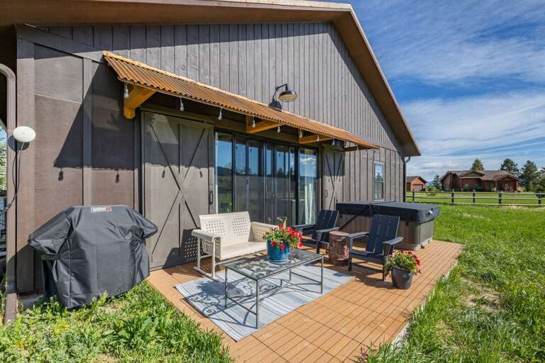 Grill some steaks and sip wine under the stars