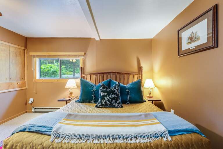 King bed. | Main Level