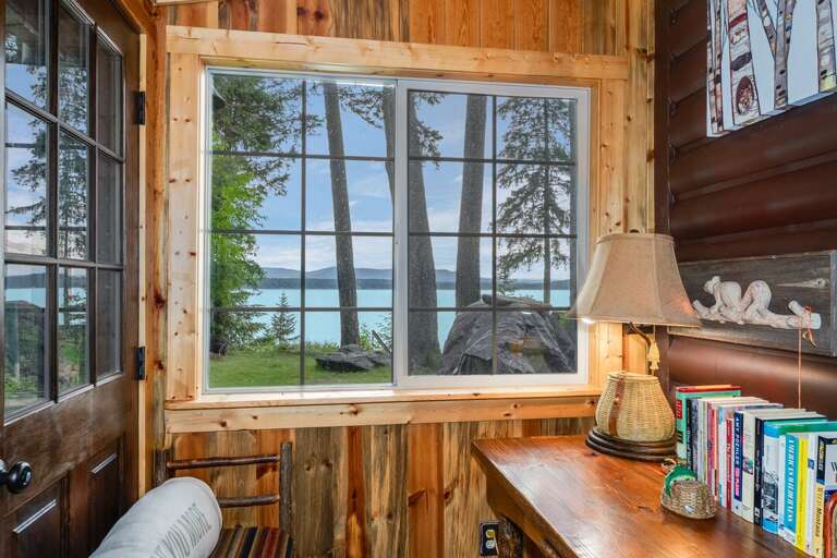 Lakeviews from the bunk room. | Main Level