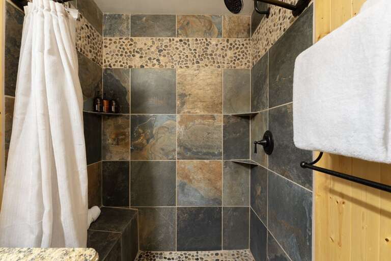 Walk in Shower. | Main Level