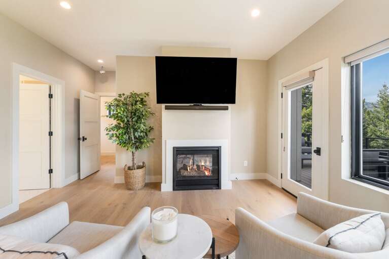 Beautiful lay out with access to private balcony off of primary bedroom | Interior