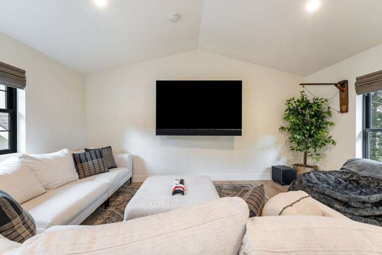 Large smart TV for games playing games and watching TV | Interior