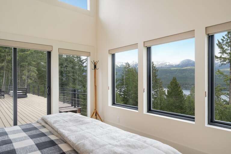Stunning views from bedroom and access to deck | Interior