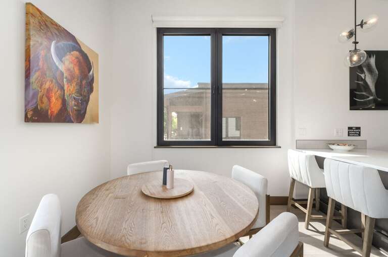 Dining seating for four people | Interior