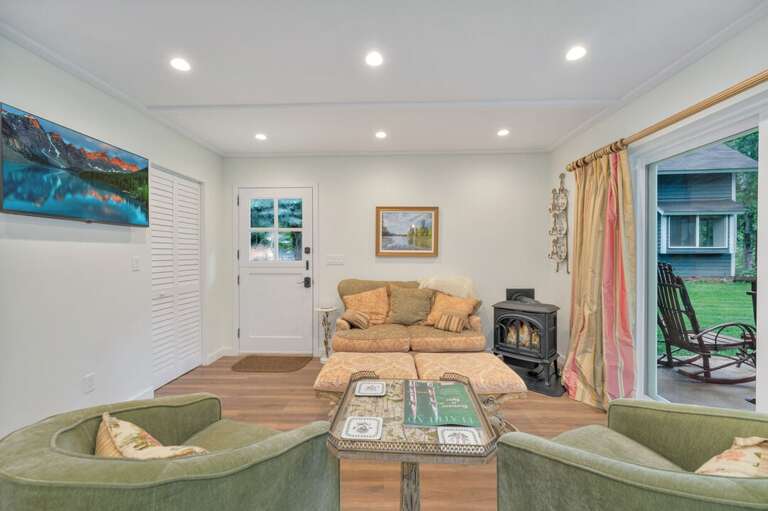 Enjoy your favorite movie and cozy up. | Main Level