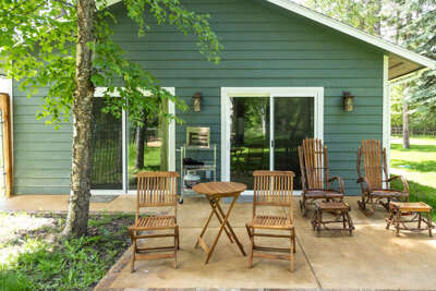 Sit back and listen to the river passing by. | Exterior
