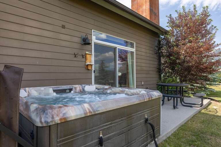 Soak in the hot tub after a day on the slopes | Exterior