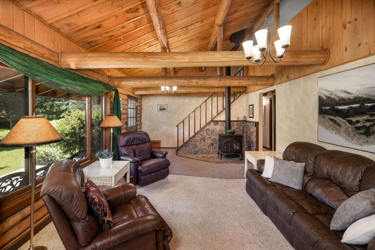 Rustic living area | Main Level