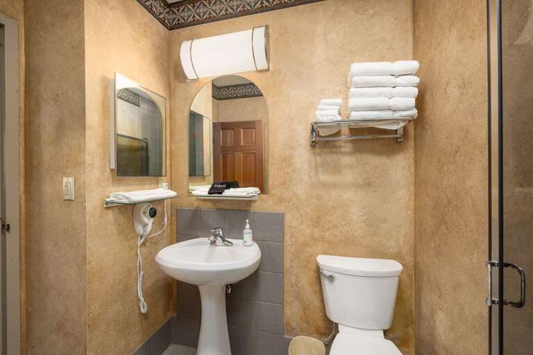 Shared bathroom off the living room for convenience and comfort | Main Level