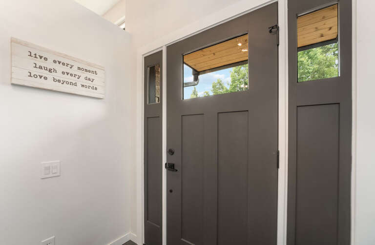 A welcoming entry that says "come on in" I Interior