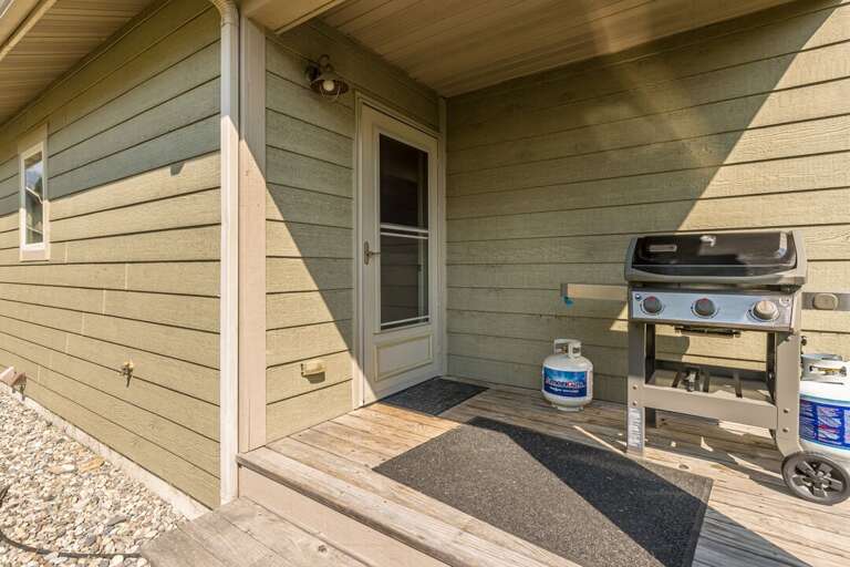 Back porch grilling | Exterior View