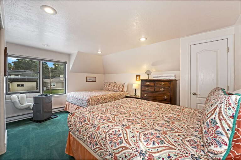 Third bedroom with two queens. | Second Level