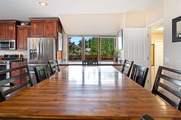 Dining room table for 8. | First Level