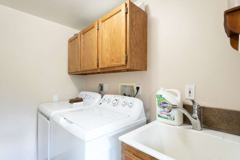 Laundry room off the garage. | First Level
