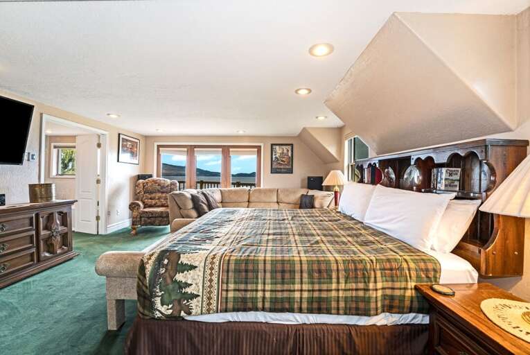 Primary with a king bed. | Second Level