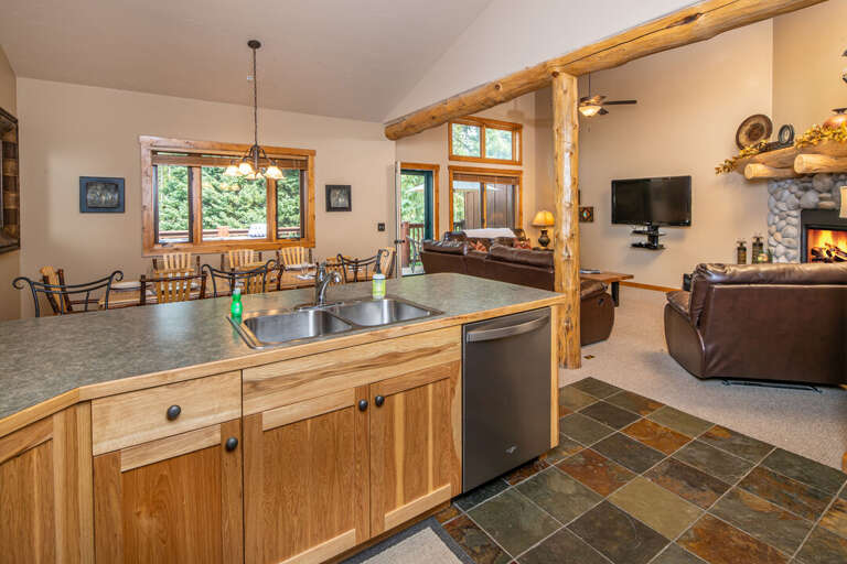 Ample counter space for meal prep | Main Level