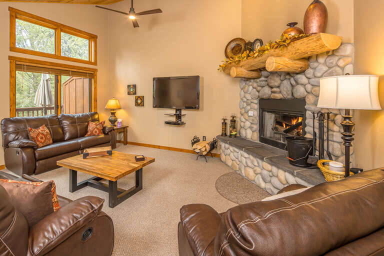 Get cozy by the fire | Main Level