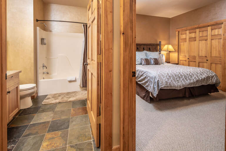 Enjoy the ensuite bathroom | Main Level
