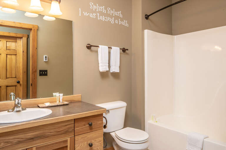 Warm up with a shower | Lower Level