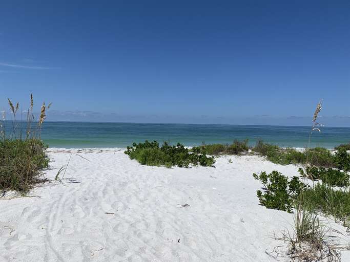 State Preserve with beautiful white beaches