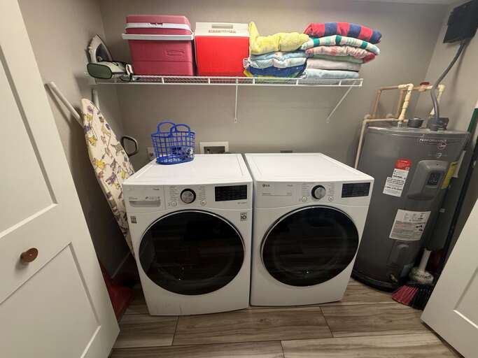 Full size washer and dryer