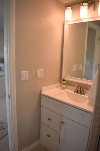 Newly remodeled upstairs bathroom