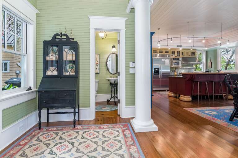 Elegant Entryway Leading To A Luminous Living Space