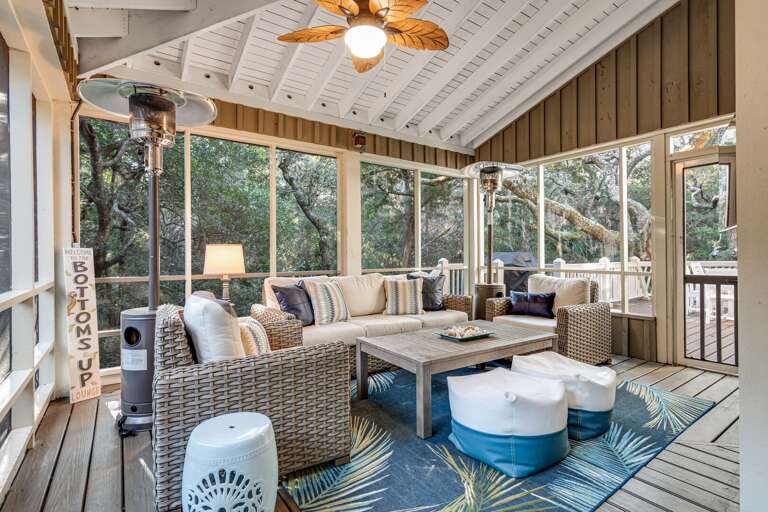 Screened Sunlit Space In Serene Vacation Rental