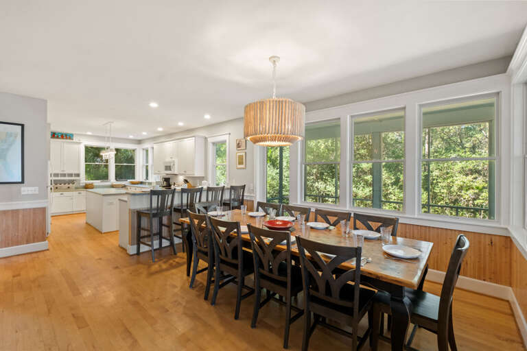 Spacious Dining Area, Bright Views, Surrounded By Serene Scenery