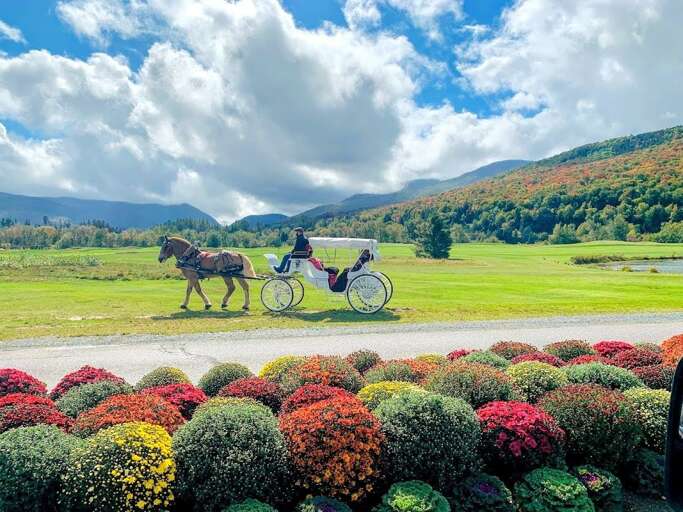 Fall scenery  at the beautiful Mt Washington Resort, just 2 minutes from the house