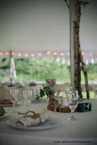 Rustic chic wedding decor