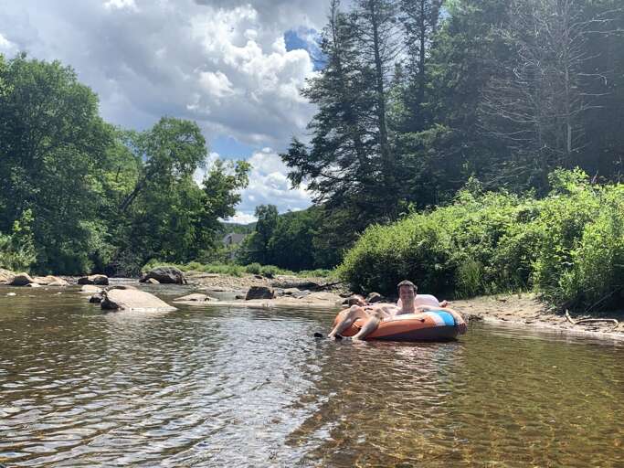 More summer fun in the pristine waters of the Ammonoosuc!