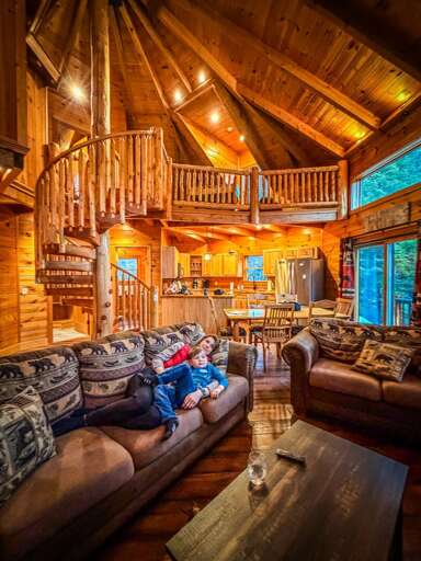 The ultimate cozy retreat, Owl Roost "The Yurt" is the ultimate cozy retreat, with comforts and