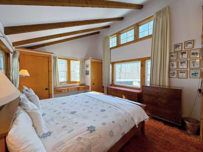 Bedroom #1: Located on the main level and features a King bed and ensuite full bath. Sleeps 2.